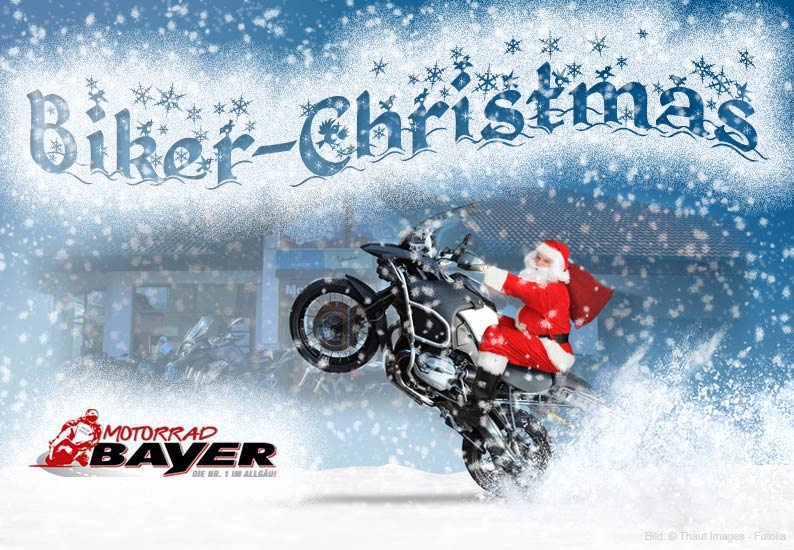 Biker Christmas bei Motorrad Bayer in Niederrieden