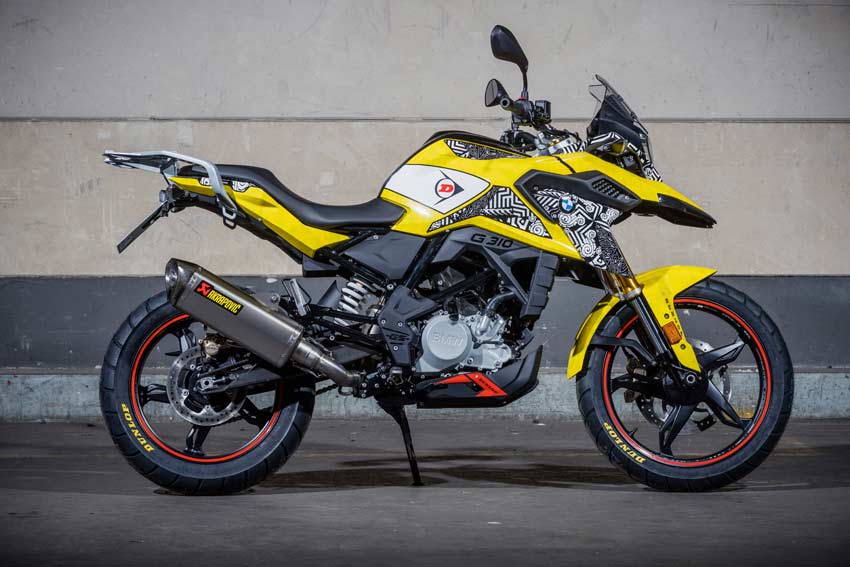 BMW G 310 GS mit DUNLOP TrailSmart MAX  probefahren