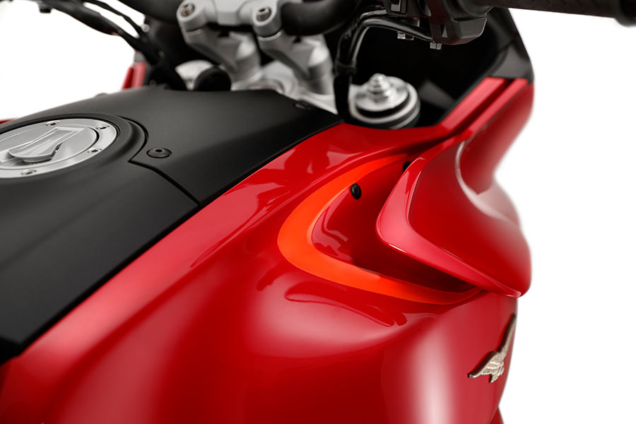 Moto Guzzi V100 Rossa Deflektor (Detailansicht)