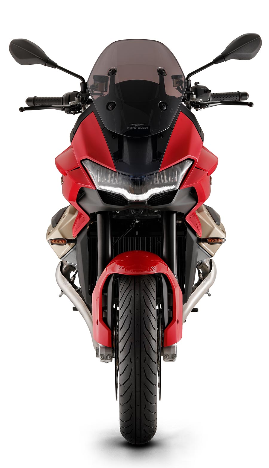 Moto Guzzi V100 Front mit Windschild
