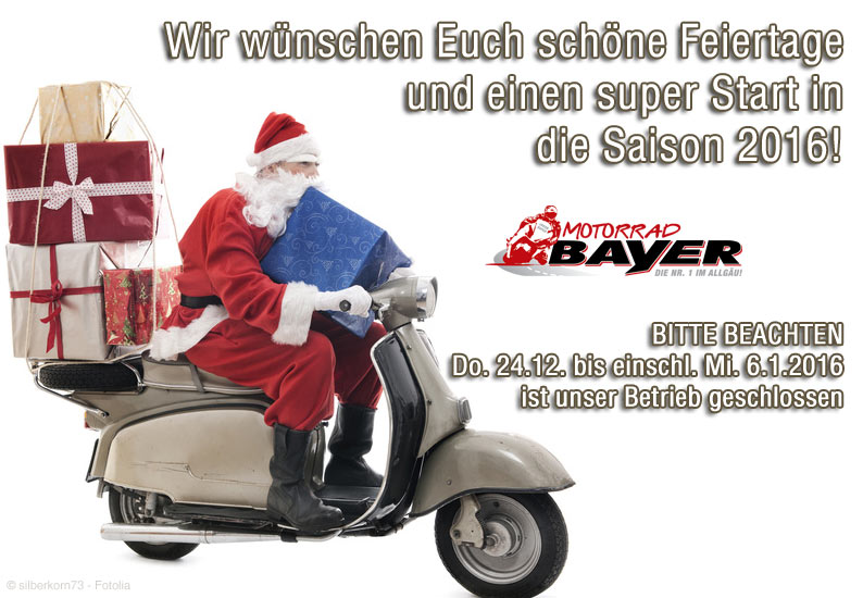 Die Öffnungszeiten an den Feiertagen 2015