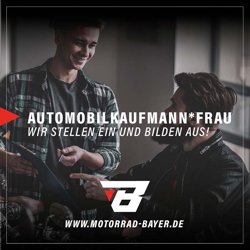 Stellenangebot Automobilkaufmann/frau Motorrad Bayer Niederrieden
