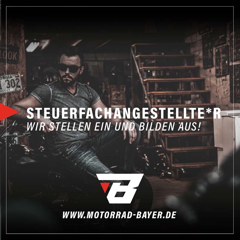 Stellenangebot Steuerfachangestellte/r Motorrad Bayer Niederrieden